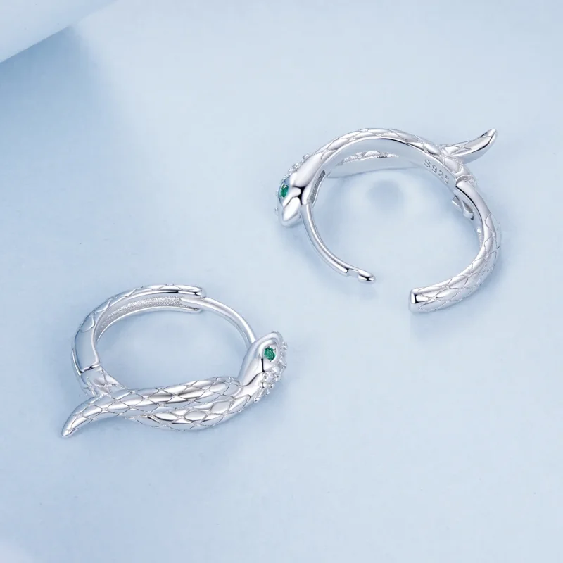 (image for) PANDORA Style Snake Wrap Earrings - BSE1008 - View 4