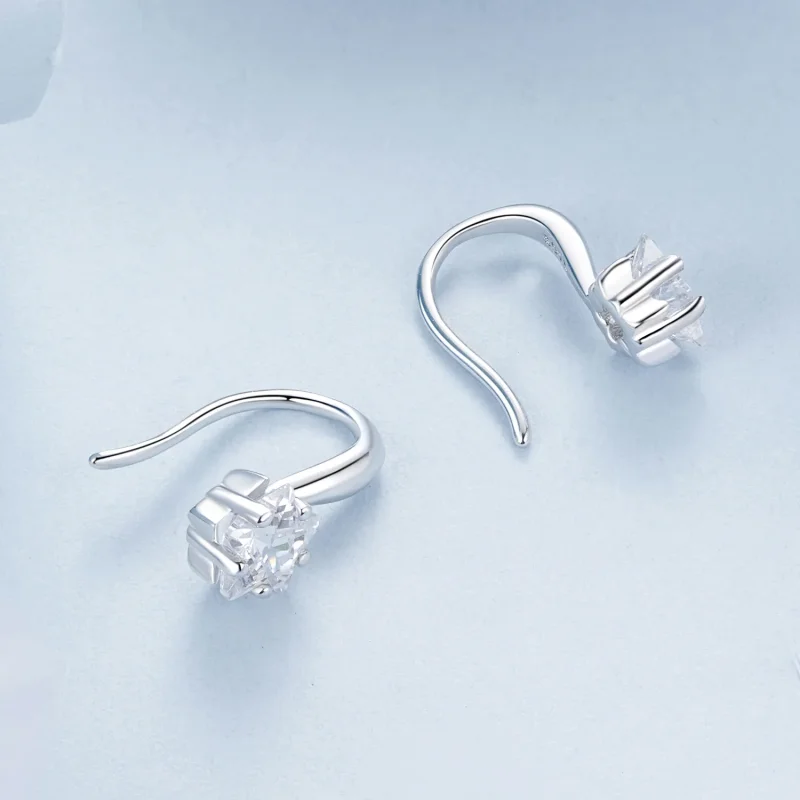 (image for) PANDORA Style Star Ear Hooks - BSE1028 - View 4