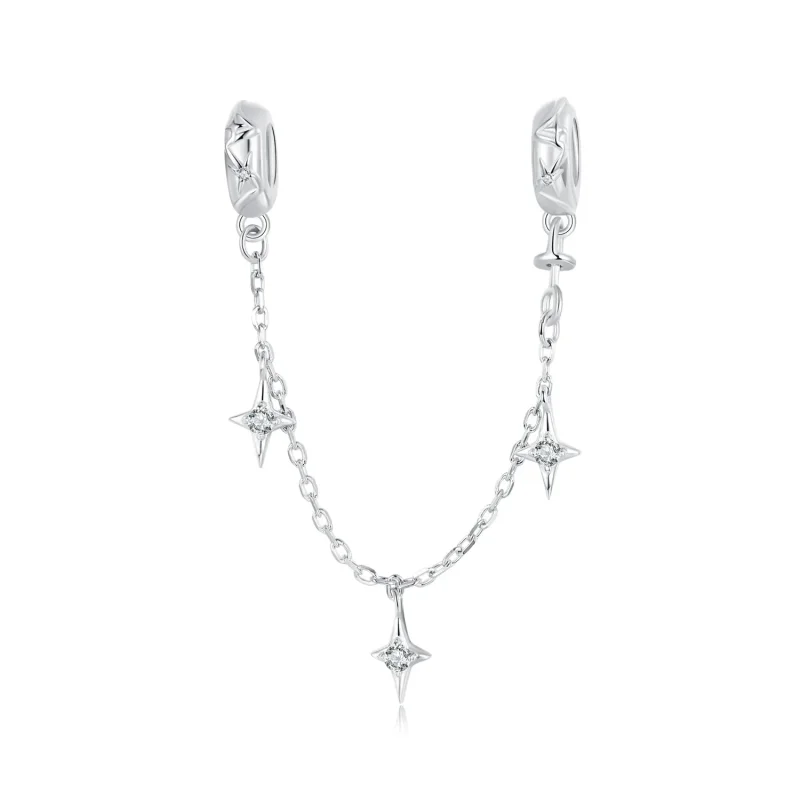 (image for) PANDORA Style Starburst Safety Chain - SCC2789 - Product Image