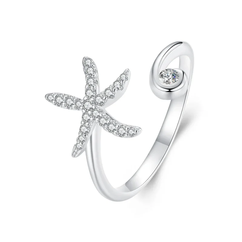 (image for) PANDORA Style Starfish Open Ring - BSR560-E - Product Image