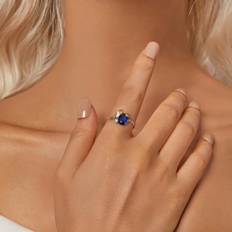 (image for) PANDORA Style Star-Moon Snake Ring - BSR557 - View 6