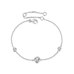 (image for) PANDORA Style Starry Moissanite Bracelet (with one certificate) - MSB018
