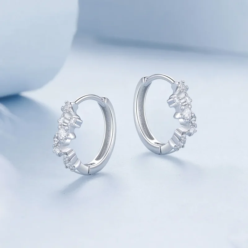 (image for) PANDORA Style Starry Star Earrings - BSE1017 - View 3
