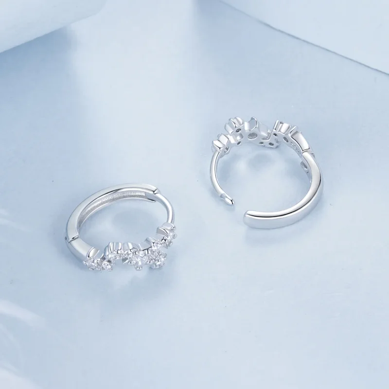 (image for) PANDORA Style Starry Star Earrings - BSE1017 - View 4