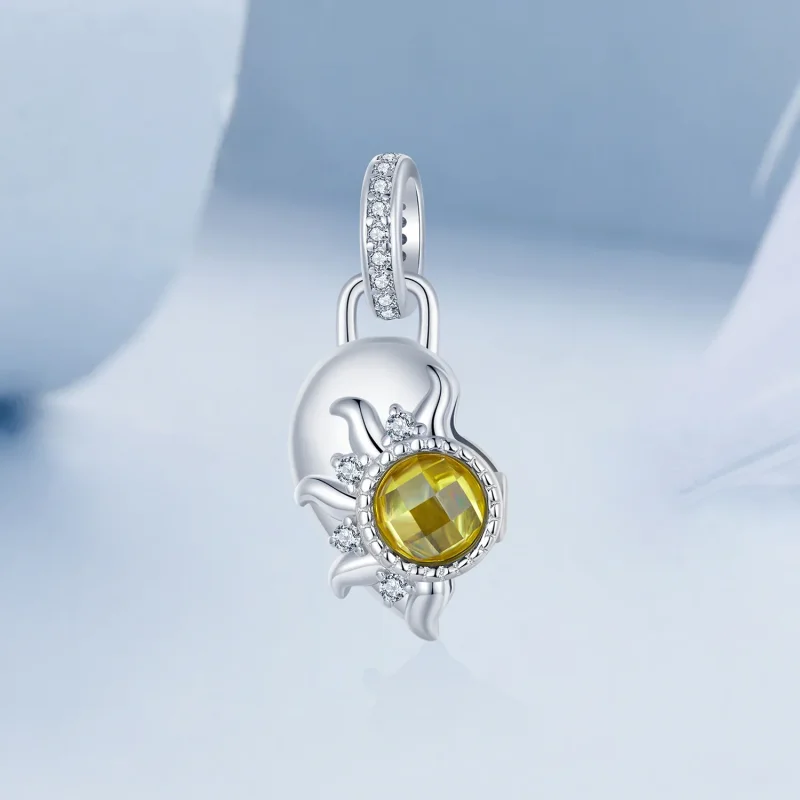 (image for) PANDORA Style Sun and Moon Love Pendant - BSC1034 - View 4
