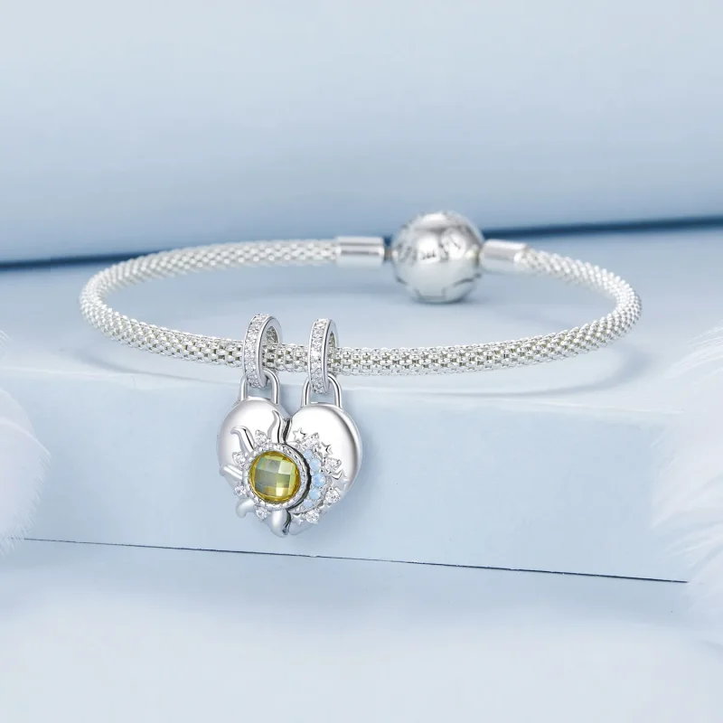 (image for) PANDORA Style Sun and Moon Love Pendant - BSC1034 - View 6