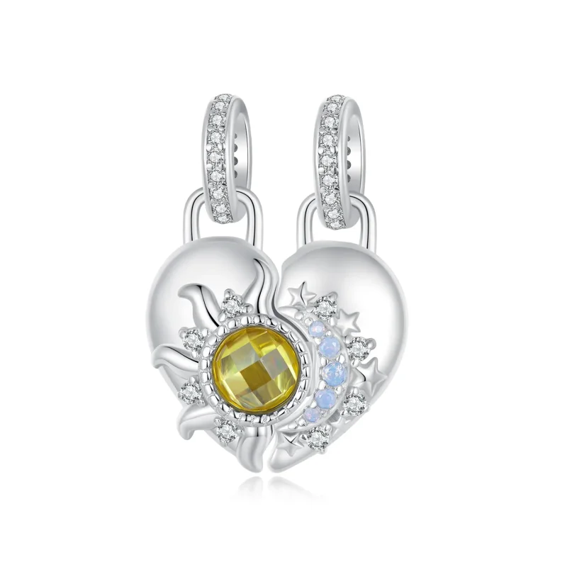 (image for) PANDORA Style Sun and Moon Love Pendant - BSC1034 - Product Image