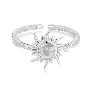 (image for) PANDORA Style Sun and Moon Open Ring - SCR1038-E