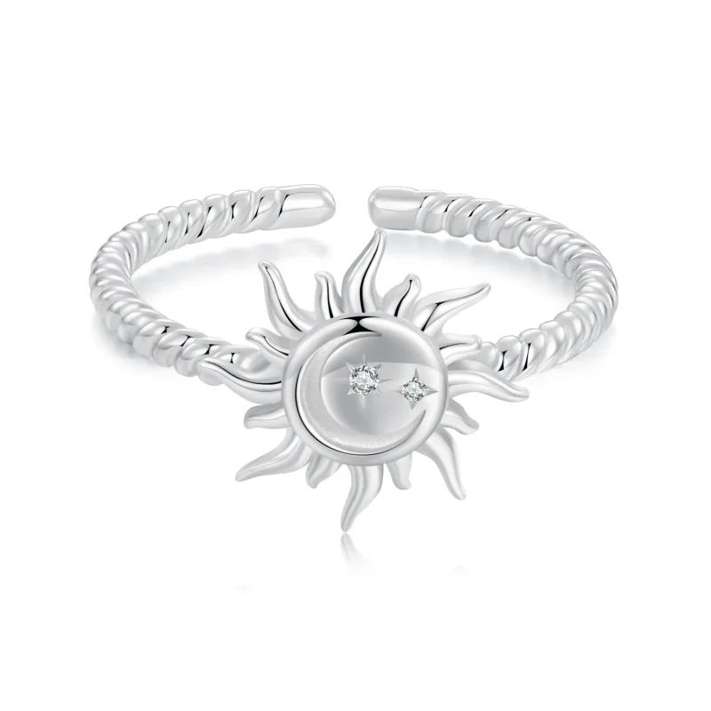 (image for) PANDORA Style Sun and Moon Open Ring - SCR1038-E - Product Image