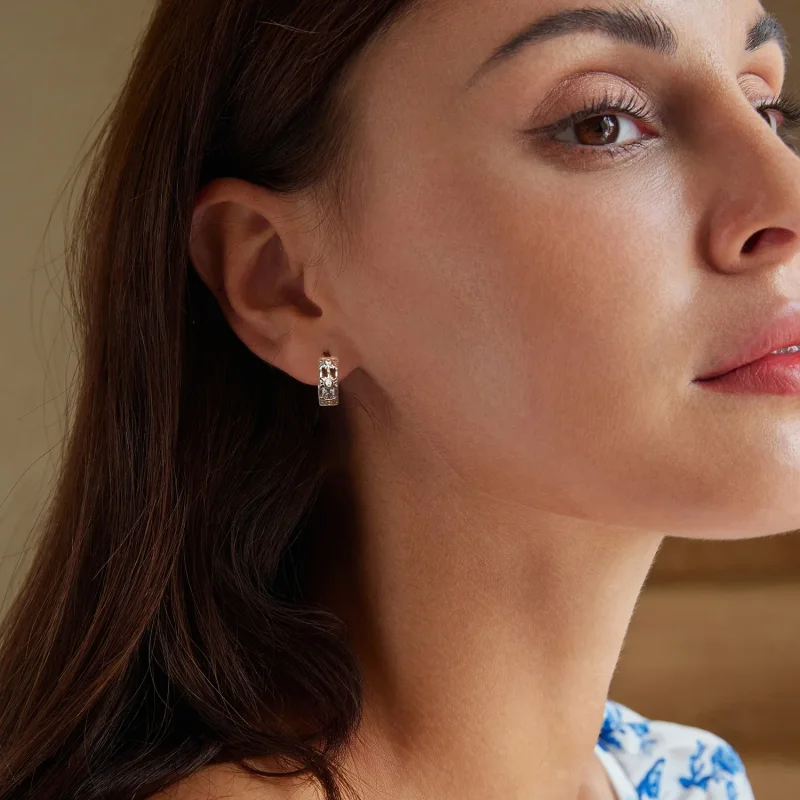 (image for) PANDORA Style Sun earrings - BSE1007 - View 7