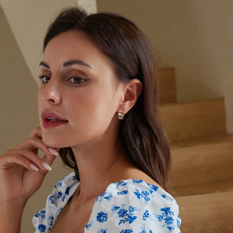 (image for) PANDORA Style Sun earrings - BSE1007 - View 8