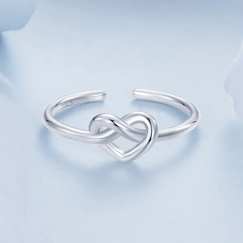 (image for) PANDORA Style Tangled Heart Open Ring - BSR565-E - View 3