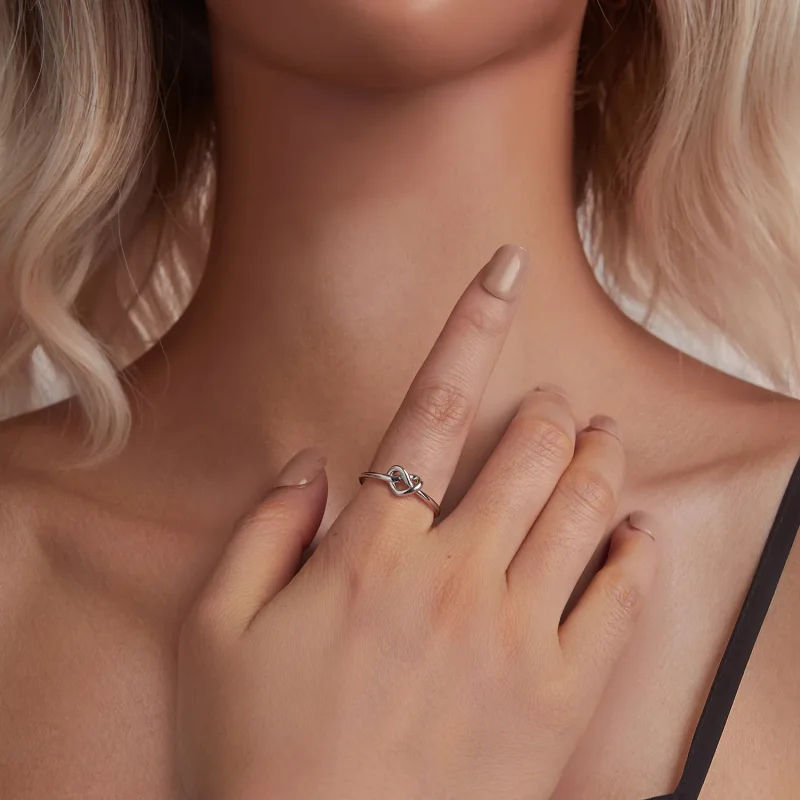 (image for) PANDORA Style Tangled Heart Open Ring - BSR565-E - View 6