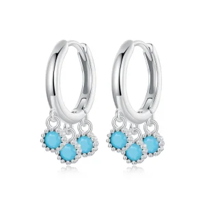 (image for) PANDORA Style Turquoise earrings - BSE1019