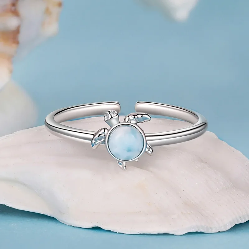 (image for) PANDORA Style Turtle Ring - BSR553-E - View 3