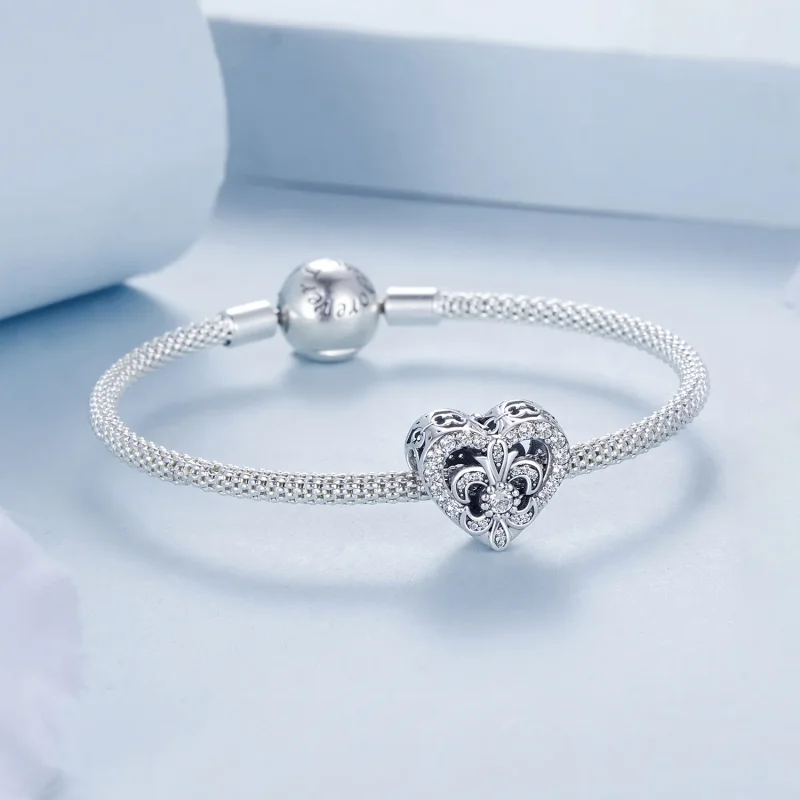 (image for) PANDORA Style Vintage Iris charm - BSC1022 - View 5