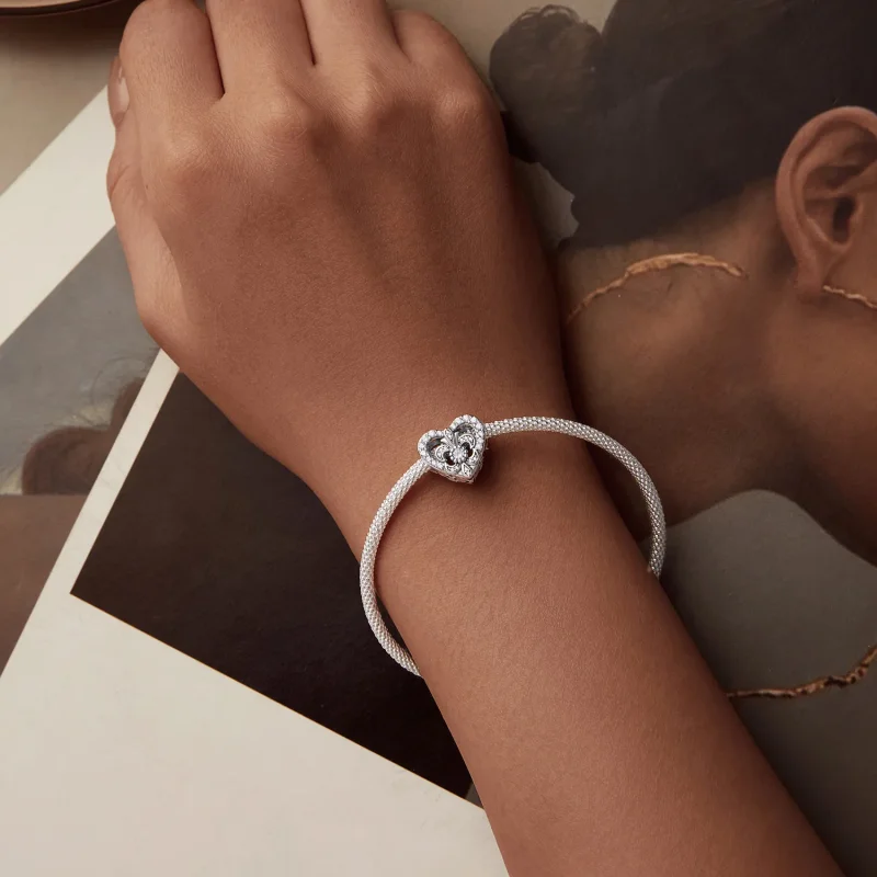 (image for) PANDORA Style Vintage Iris charm - BSC1022 - View 6