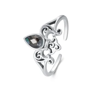 (image for) PANDORA Style Vintage Iris Open Ring - SCR1016-E