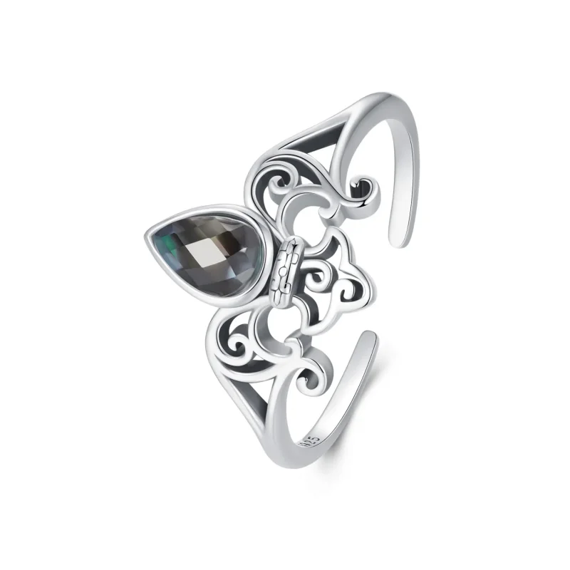 (image for) PANDORA Style Vintage Iris Open Ring - SCR1016-E - Product Image