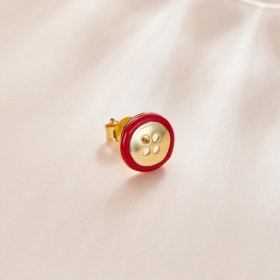 PANDORA Style Button Stud Earrings - SCE1060