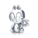 Pandora Style Silver Charm, Squirrel Boy - SCC1868