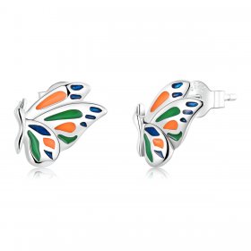 PANDORA Style Brilliant Butterfly Stud Earrings - SCE1359