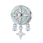 Pandora Style Star Compass Charm - BSC854