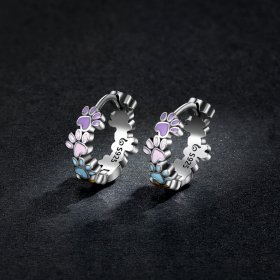 PANDORA Style Colorful Claws Hoop Earrings - BSE580