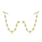 Gold-Plated Shining World Hanging Earrings - PANDORA Style - SCE685