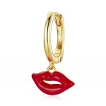 PANDORA Style Flaming Lips Hoop Earrings - SCE1233