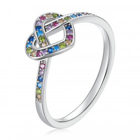 Pandora Style Knotted Heart Ring - SCR790