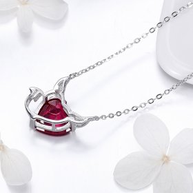 Silver Red Devil Necklace - PANDORA Style - SCN286