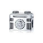 Pandora Style Silver Charm, Camera Memory, Enamel - SCC516