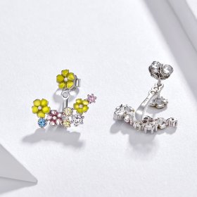 PANDORA Style Flower Cluster Stud Earrings - BSE106