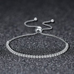 Pandora Style Silver Bracelet Lovingly - SCB029