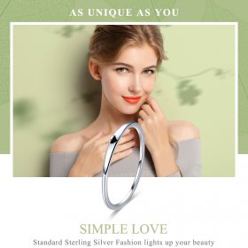 Silver Simple Love Ring - PANDORA Style - SCR468