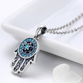 Silver Fatima's Guarding Necklace - PANDORA Style - SCN264