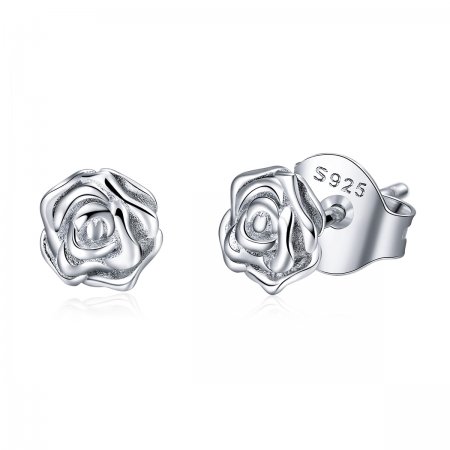 PANDORA Style Rose Story Stud Earrings - BSE012