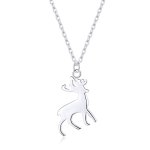 Silver Little Deer Necklace - PANDORA Style - SCN362