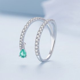 Pandora Style Dangle Ring - BSR417