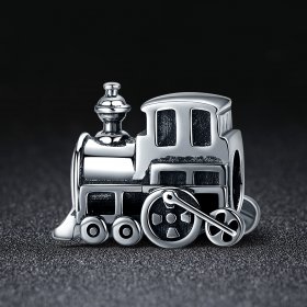 Pandora Style Silver Charm, Vintage Train - SCC507