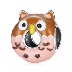 PANDORA Style Owl Donuts Charm - SCC1882