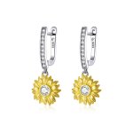 PANDORA Style Sun Flower Hoop Earrings - BSE469
