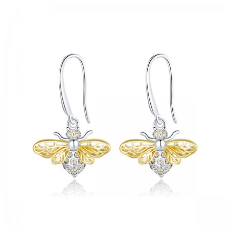 PANDORA Style Sparkle Bee Drop Earrings - BSE452