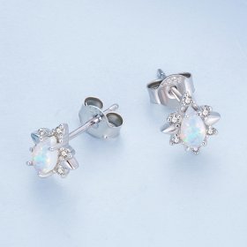PANDORA Style Opal Drop Stud Earrings - BSE685