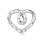 Pandora Style Entangled Heart Charm - BSC928