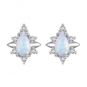 PANDORA Style Opal Drop Stud Earrings - BSE685