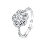 Pandora Style Rose Ring - BSR449