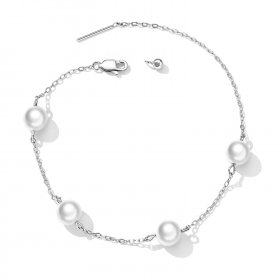 Pandora Style Pearl Bracelet - BSB090