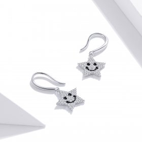 PANDORA Style Smile Star Drop Earrings - SCE946